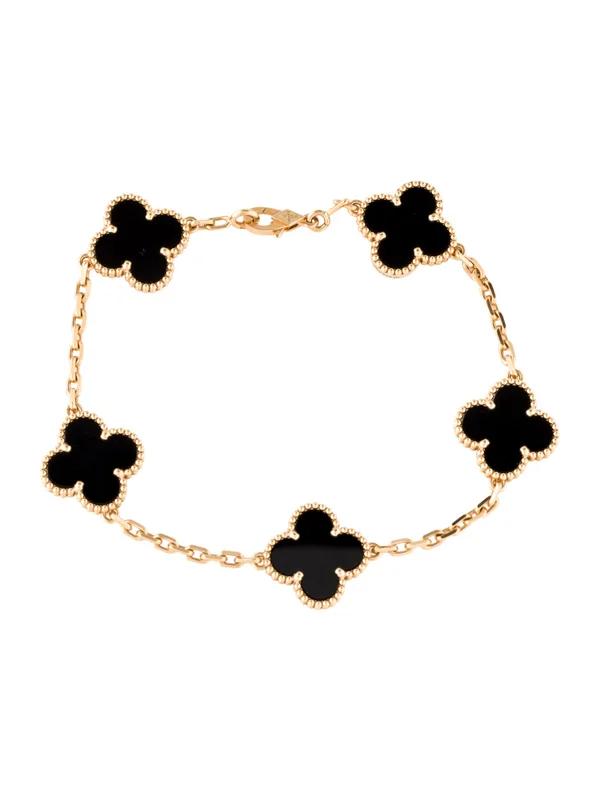Vintage Alhambra 5 Motif Bracelet - Van Cleef & Arpels