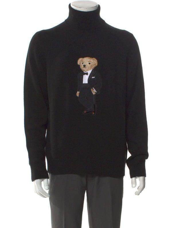 Ralph Lauren Purple Label 2024 Tuxedo Polo Bear Pullover